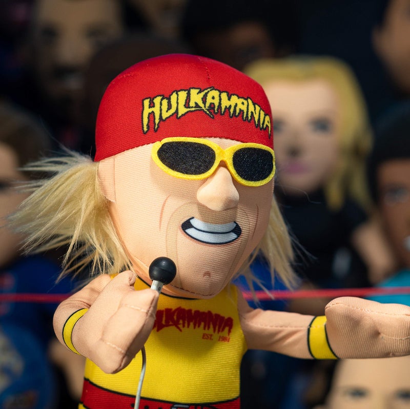 Bleacher Creatures WWE Hulk Hogan 10" Plush Figure - A Wrestling Superstar for Play or Display - Image 3